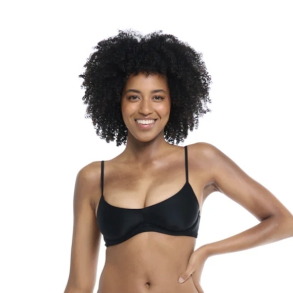 Body Glove smoothies black palmer swim suit underwire bikini top 💋 - Picture 3 of 9